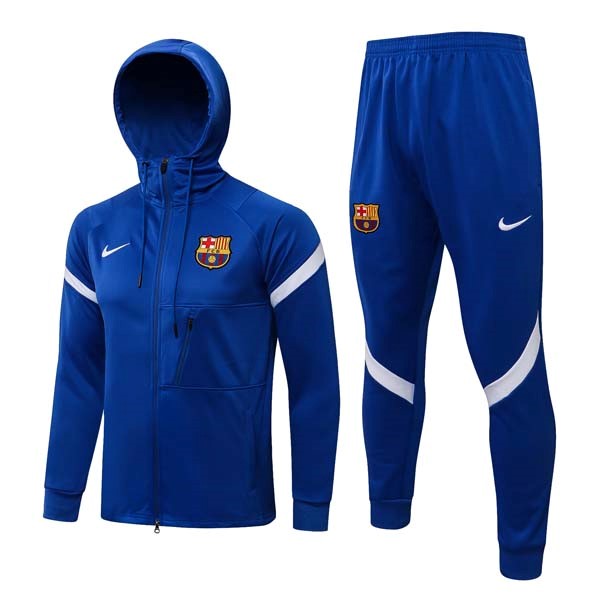 Sweat Shirt Capuche Barcelona 2022 Bleu